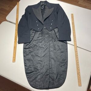 Vintage Black Tailcoat size 46/36R (small) for White Tie (Formal Evening Wear)